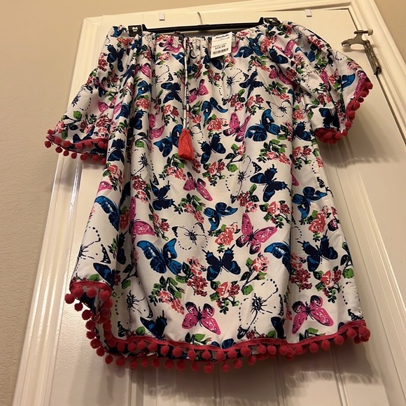 Butterfly silk mini dress super cute - Picture 2 of 3